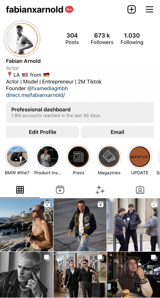 Instagram Fabianxarnold Account December 2022